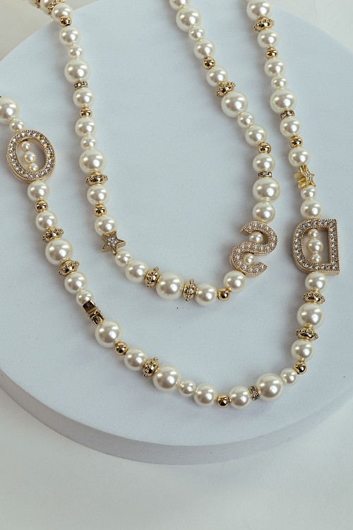 Sixdo Sixdo Pearl Long Necklace